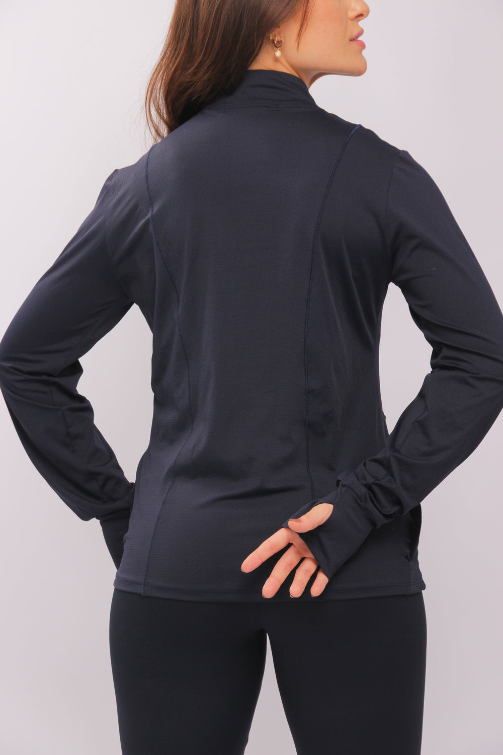 25005 - Jaquetinha Dry Fit Sport Azul Marinho - Duna Casual